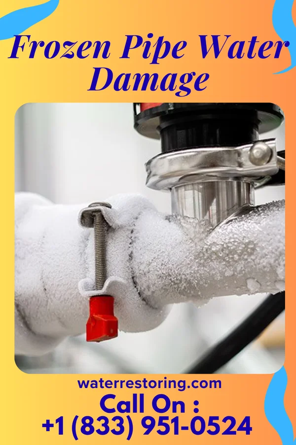 Frozen Pipe Water Damage in Max, ND